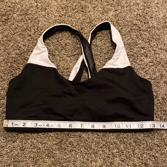 Victoria’s Secret Sport Sports Bra Black White Medium - Picture 4 of 4